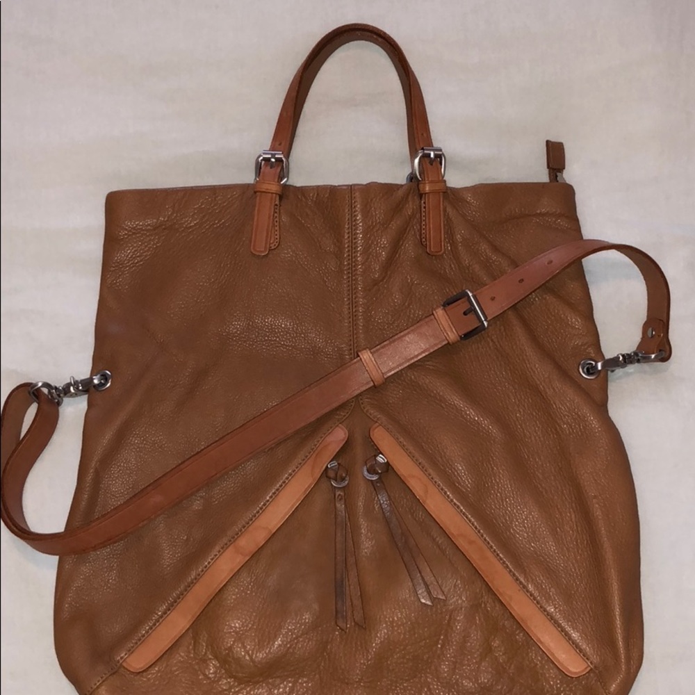Beautiful Brown Leather Handbag by Christopher Kon